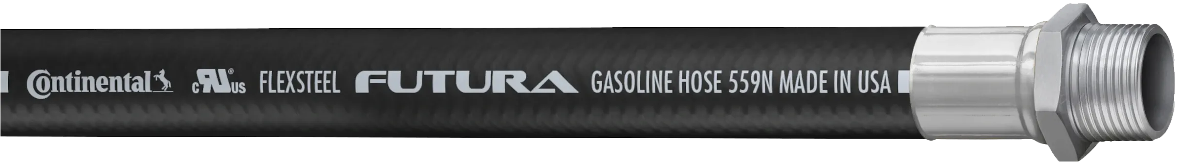 Continental  FlexSteel fuel grip hose 5/8" M x 14' MS, BLACK